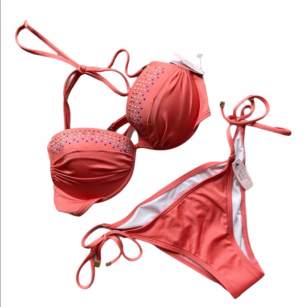 Victoria’s Secret The Tease Halter Bikini Sets
